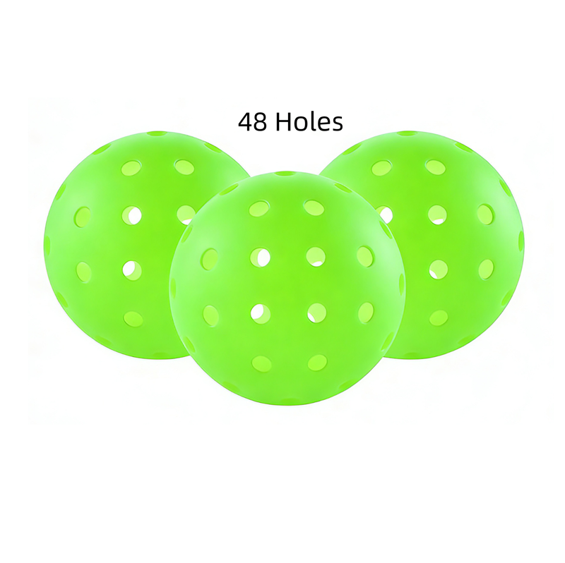 48 Holes Franklin Style Matte Green Pickleball