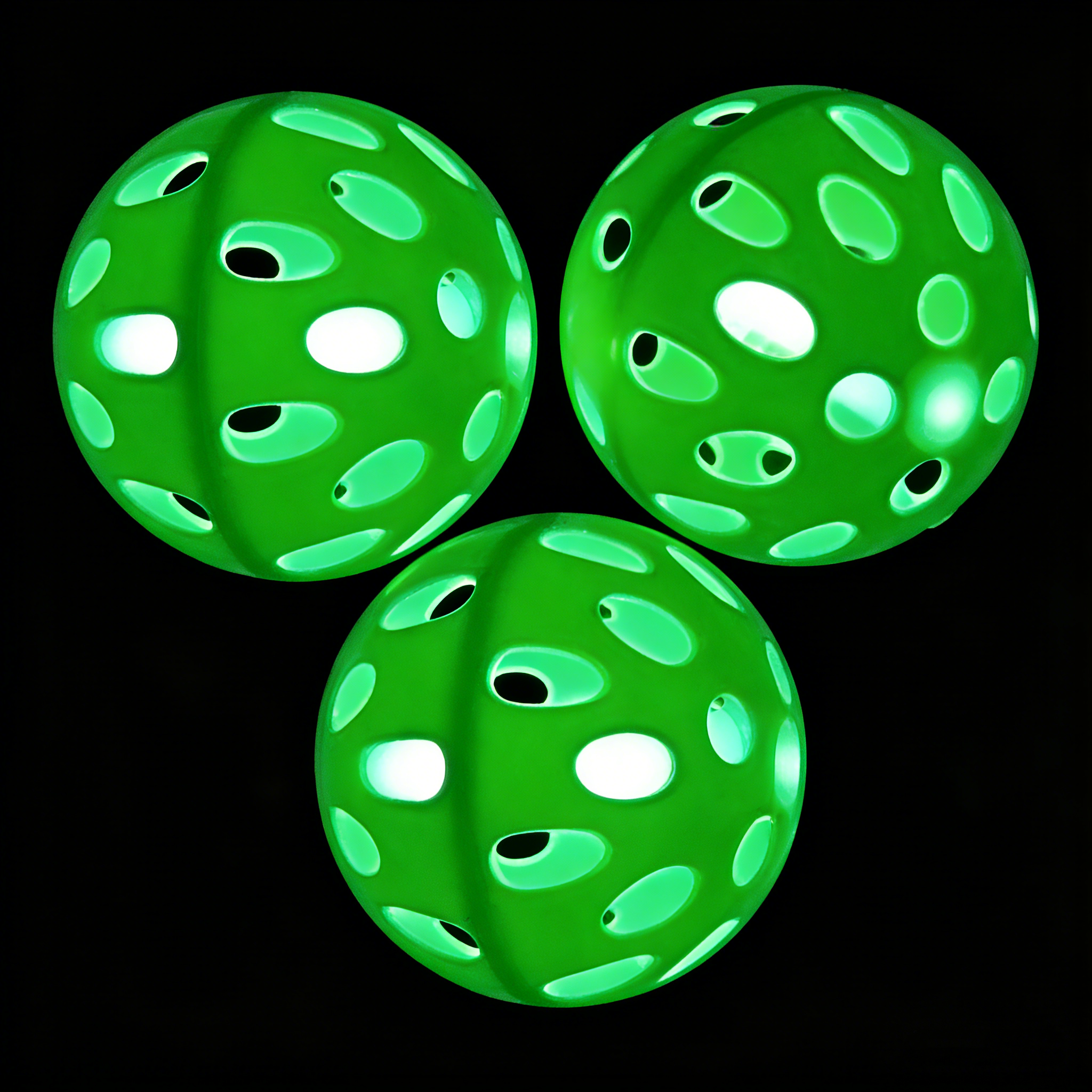 Glow-in-the-dark Pickleball